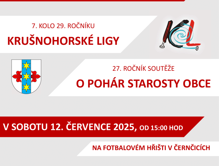 O pohár starosty obce Černčice