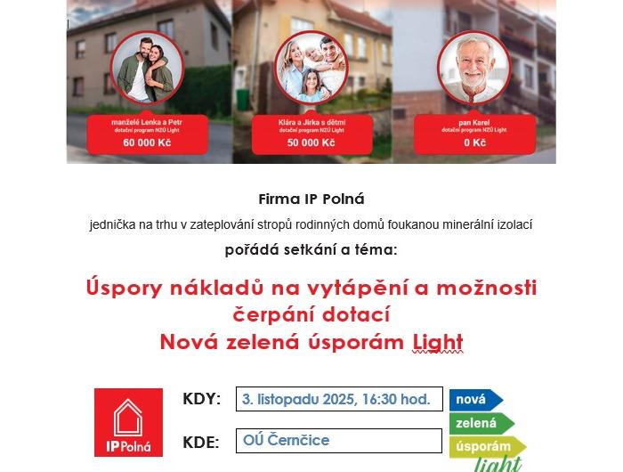 Přednáška k zateplení domů pomocí dotace