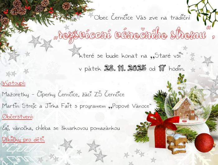 Rozsvícení vánočního stromu