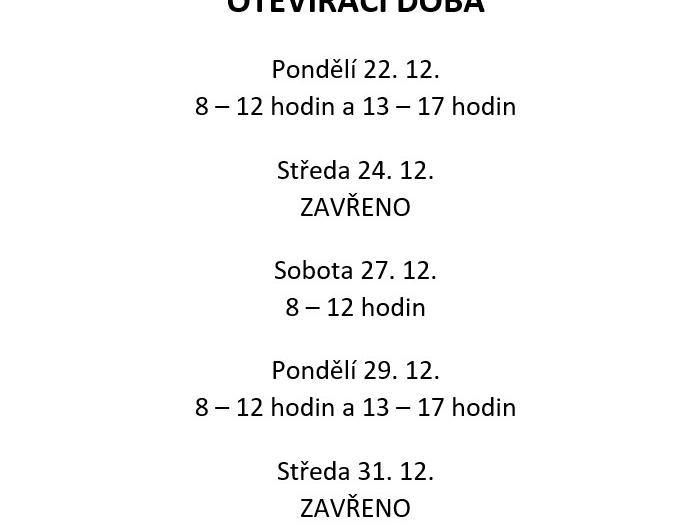 Sběrný dvůr - otevírací doba