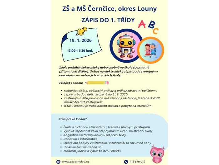 Zápis do 1. třídy